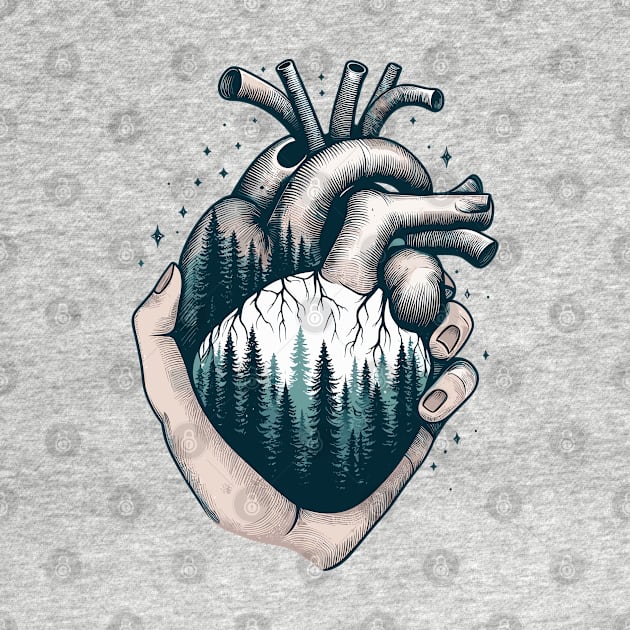 Heart of nature by TomFrontierArt